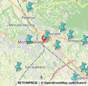 Mappa Via Gazie, 31044 Montebelluna TV, Italia (2.71636)