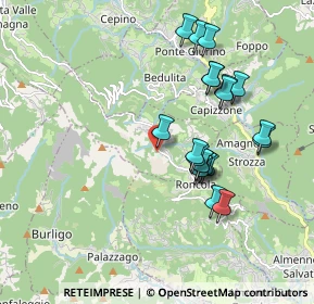 Mappa Via Canale, 24030 Roncola BG, Italia (1.75)