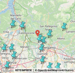 Mappa Via Canale, 24030 Roncola BG, Italia (24.29941)