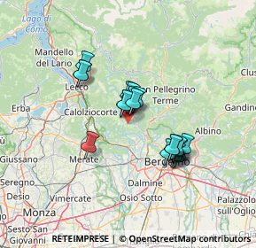 Mappa Via Canale, 24030 Roncola BG, Italia (10.404)