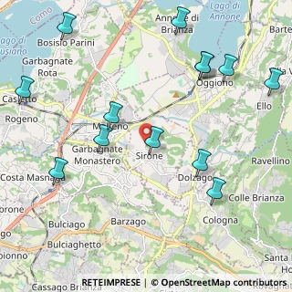 Mappa 23844 Sirone LC, Italia (2.53385)