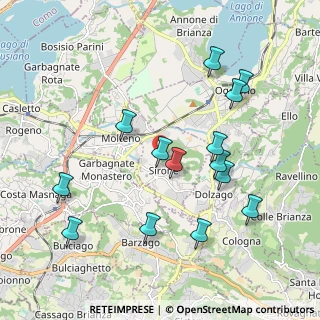 Mappa 23844 Sirone LC, Italia (2.02143)