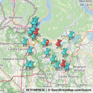 Mappa SP 28, 22070 Capiago Intimiano CO, Italia (7.6405)