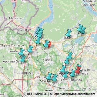 Mappa SP 28, 22070 Capiago Intimiano CO, Italia (9.3095)