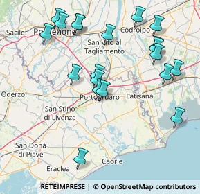 Mappa 30026 Portogruaro VE, Italia (17.2725)