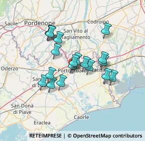 Mappa 30026 Portogruaro VE, Italia (11.11632)
