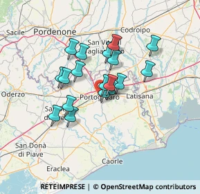 Mappa 30026 Portogruaro VE, Italia (10.14833)