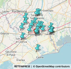 Mappa 30026 Portogruaro VE, Italia (9.626)