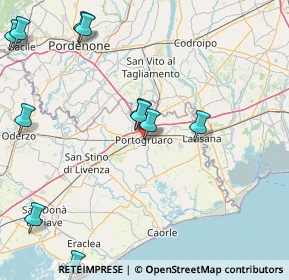 Mappa 30026 Portogruaro VE, Italia (20.59455)