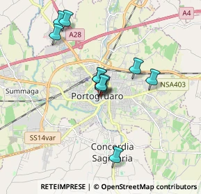 Mappa 30026 Portogruaro VE, Italia (1.41182)