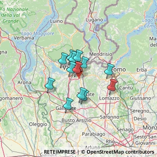 Mappa Via Alessandro Volta, 21040 Lozza VA, Italia (9.04923)