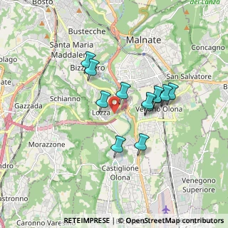 Mappa Via Alessandro Volta, 21040 Lozza VA, Italia (1.40333)