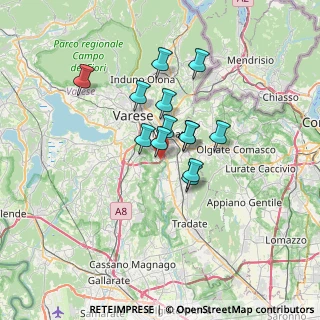 Mappa Via Alessandro Volta, 21040 Lozza VA, Italia (4.83615)