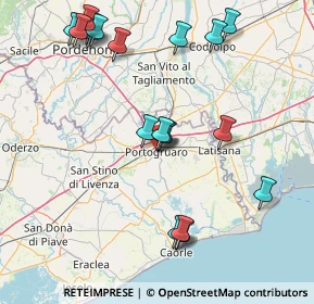 Mappa 30026 Portogruaro VE, Italia (17.70579)