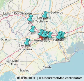 Mappa 30026 Portogruaro VE, Italia (9.01909)