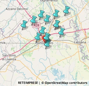 Mappa Calle Beccherie, 30026 Portogruaro VE, Italia (5.50143)