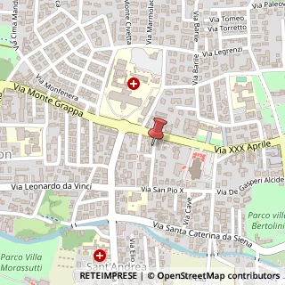 Mappa Via San Francesco, 12, 31044 Montebelluna, Treviso (Veneto)