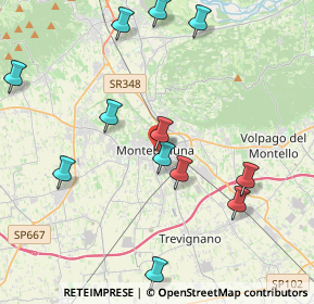 Mappa Piazza Francesco Petrarca, 31044 Montebelluna TV, Italia (4.42333)