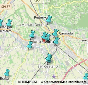 Mappa Piazza Francesco Petrarca, 31044 Montebelluna TV, Italia (2.12231)