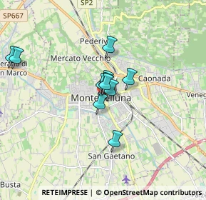 Mappa Piazza Francesco Petrarca, 31044 Montebelluna TV, Italia (1.20545)