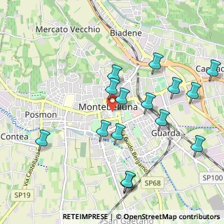 Mappa P.za Negrelli Luigi, 31044 Montebelluna TV, Italia (1.058)