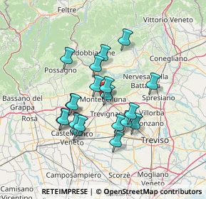 Mappa P.za G. Marconi, 31044 Montebelluna TV, Italia (11.4295)