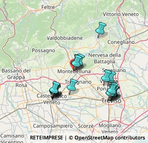 Mappa P.za Negrelli Luigi, 31044 Montebelluna TV, Italia (14.0595)
