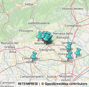 Mappa P.za Luigi Negrelli, 31044 Montebelluna TV, Italia (7.57)