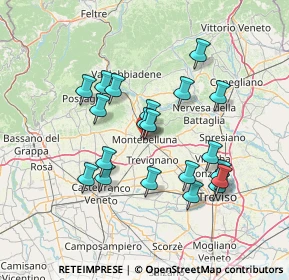 Mappa Piazza Francesco Petrarca, 31044 Montebelluna TV, Italia (12.917)