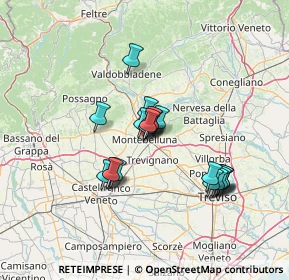 Mappa Piazza Francesco Petrarca, 31044 Montebelluna TV, Italia (10.995)