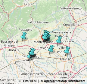 Mappa Piazza Francesco Petrarca, 31044 Montebelluna TV, Italia (8.83706)