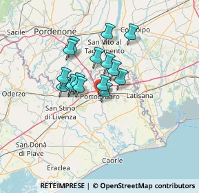 Mappa Via Mazzini, 30026 Portogruaro VE, Italia (9.50688)