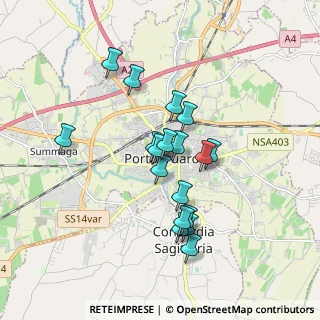 Mappa Via Giuseppe Mazzini, 30026 Portogruaro VE, Italia (1.45611)