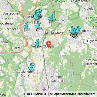 Mappa Via Don Lorenzo Milani, 21040 Vedano Olona VA, Italia (2.35364)