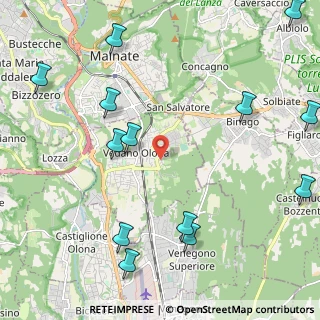 Mappa Via Don Lorenzo Milani, 21040 Vedano Olona VA, Italia (2.84615)