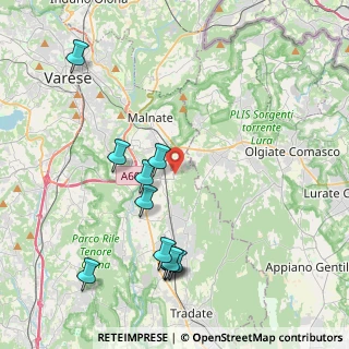 Mappa Via Don Lorenzo Milani, 21040 Vedano Olona VA, Italia (4.43909)