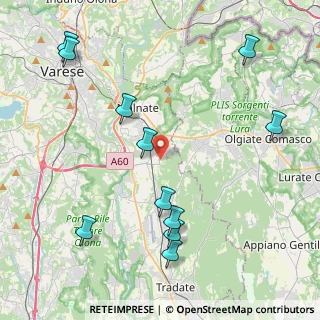 Mappa Via Don Lorenzo Milani, 21040 Vedano Olona VA, Italia (5.00182)