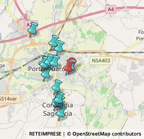 Mappa Via Edmondo de Amicis, 30026 Portogruaro VE, Italia (1.70938)