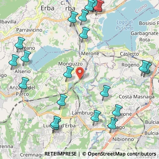 Mappa Via Cava Marna, 22040 Monguzzo CO, Italia (2.9185)