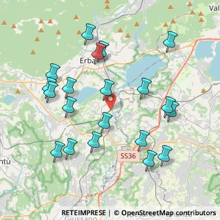 Mappa Via Cava Marna, 22040 Monguzzo CO, Italia (4.293)