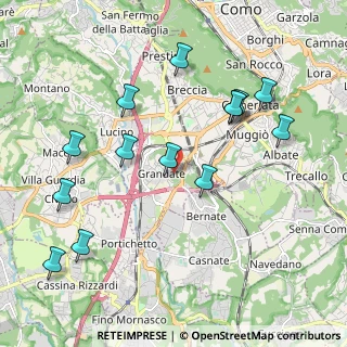 Mappa Via Prealpi, 22036 Erba CO, Italia (2.16143)