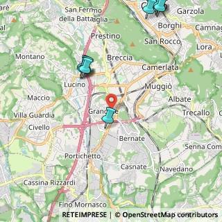 Mappa Via Prealpi, 22036 Erba CO, Italia (2.88182)