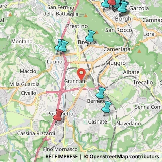 Mappa Via Prealpi, 22036 Erba CO, Italia (3.4245)