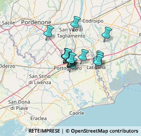 Mappa Via Gioacchino Rossini, 30026 Portogruaro VE, Italia (6.77313)
