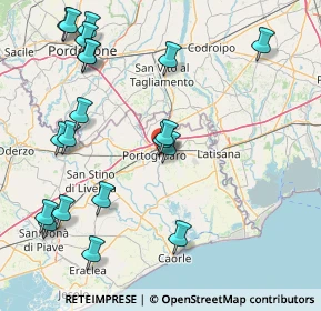 Mappa Via Gioacchino Rossini, 30026 Portogruaro VE, Italia (19.5725)