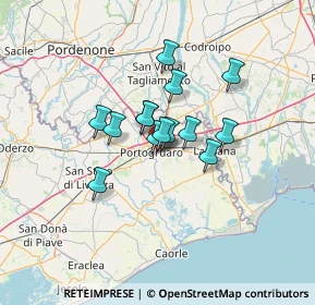 Mappa Via Gioacchino Rossini, 30026 Portogruaro VE, Italia (8.56643)