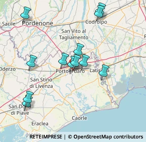 Mappa Via Gioacchino Rossini, 30026 Portogruaro VE, Italia (14.5275)