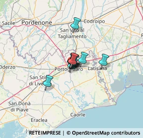 Mappa Via Gioacchino Rossini, 30026 Portogruaro VE, Italia (4.70455)