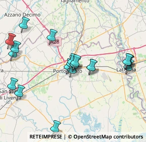 Mappa Via Gioacchino Rossini, 30026 Portogruaro VE, Italia (8.0205)
