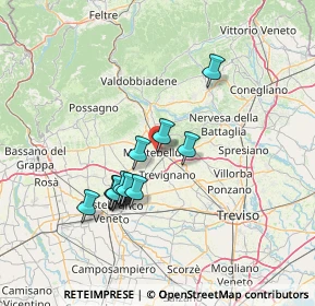 Mappa Corte Maggiore, 31044 Montebelluna TV, Italia (11.9875)